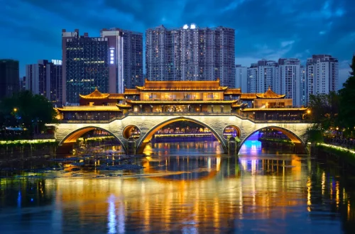 Puente de Anshun Chengdu